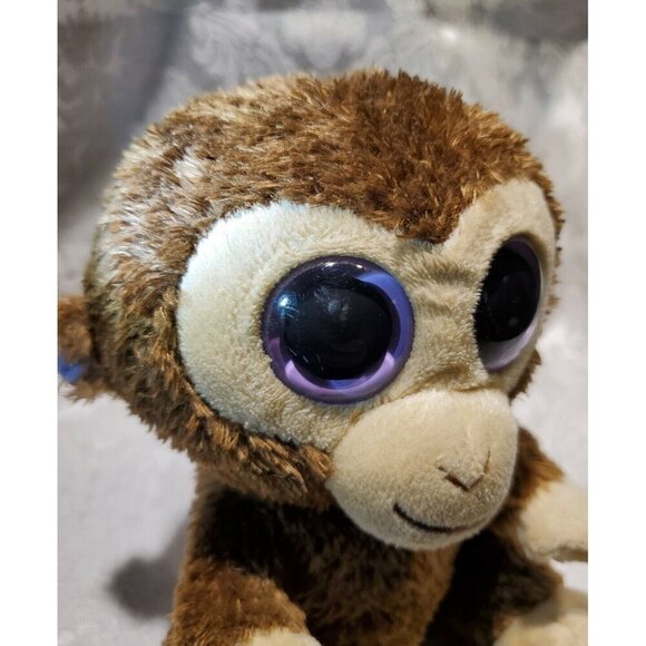 Ty Beanie Boos - COCONUT the Monkey (6 Inch)(2010 Tags / Solid Eyes) - Picture 2 of 12